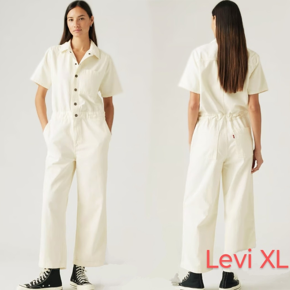 Levi's Cream Jumpsuit XL